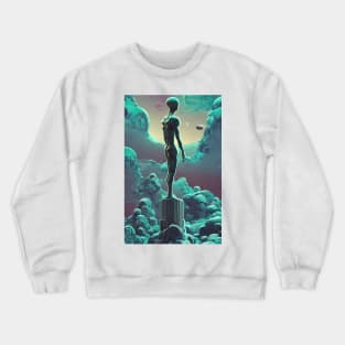 Statue of A Hero of Another World Crewneck Sweatshirt